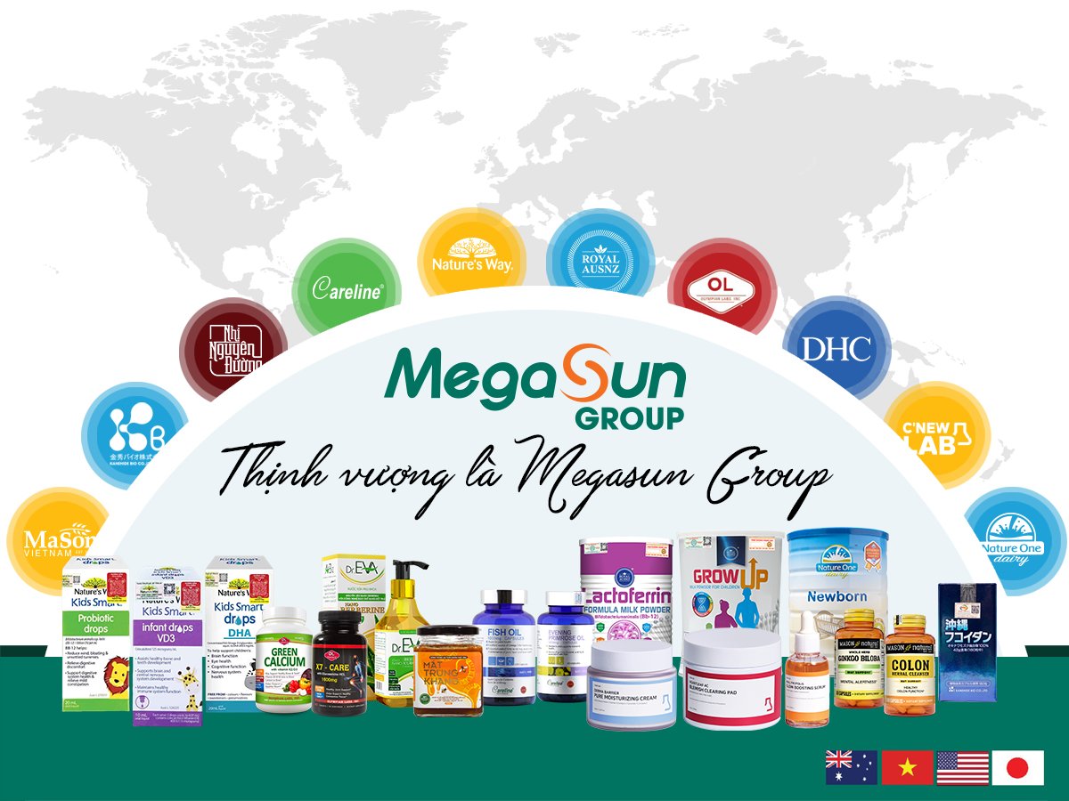 Megasun Group - Tập đoàn thực phẩm chức năng hàng đầu đất Việt