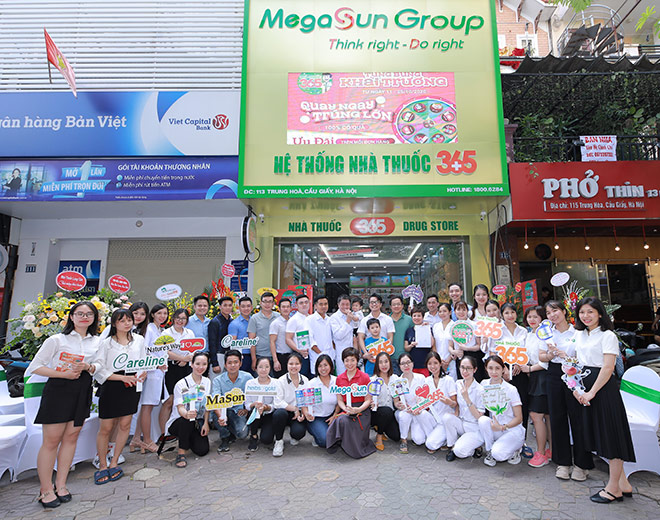 Nhà thuốc 365 thuộc Megasun Group