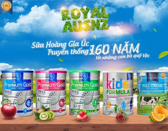 Royal Ausnz – Thương hiệu sữa số 1 tại Úc với hơn 160 năm lịch sử