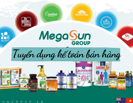 Gấp - Megasun Group tuyển dụng kế toán bán hàng lương cao, phúc lợi tốt