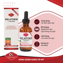 Olympian Labs Melatonin 1mg - Hỗ trợ điều hòa và cải thiện giấc ngủ