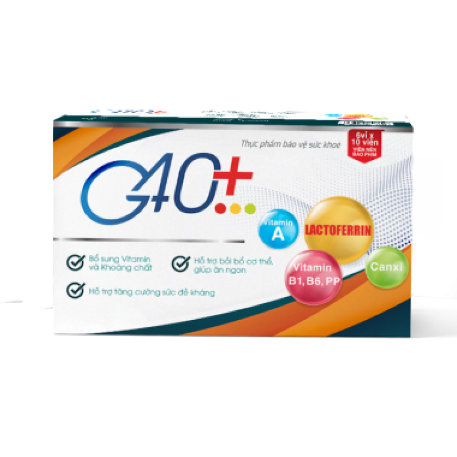 G40+ Bổ Sung Vitamin Và Khoáng Chất Cho Cơ Thể