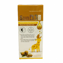 Sun D3 Gold – Bổ sung Vitamin D3 và K2 giúp xương, răng chắc khỏe