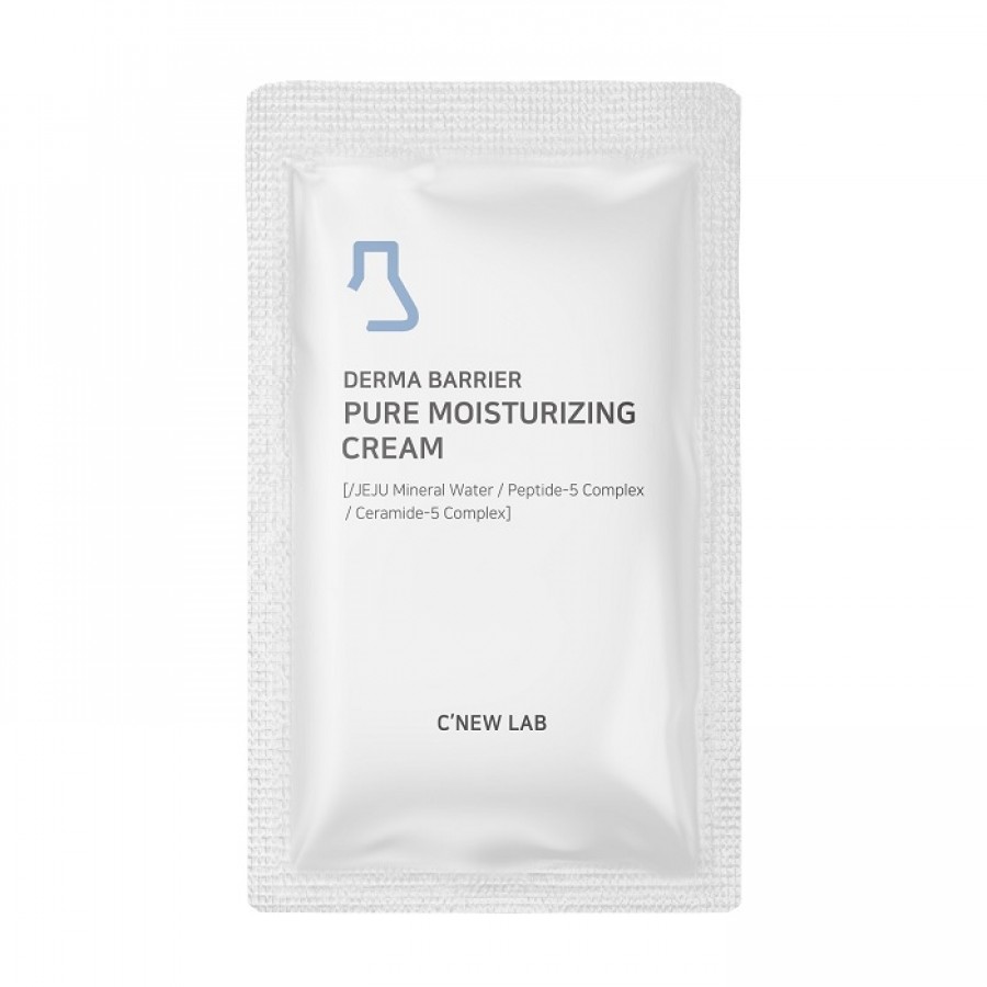 C'new Lab Sample Derma Barrier Pure Moisturizing Cream 1.2ml - Kem Dưỡng Da Cấp Ẩm Giúp Da Mịn Màng, Tươi Sáng