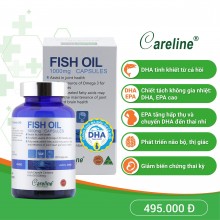 DHA cho bà bầu từ cá hồi đại dương Careline Fish Oil