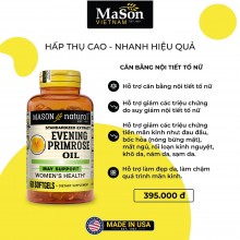 Mason Evening Primrose Oil - Tinh dầu hoa anh thảo cân bằng nội tiết tố nữ