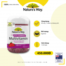 Nature’s Way Vita Gumies Multivitamin - Viên nhai bổ sung vitamin, khoáng chất thiết yếu cho cơ thể (120 viên)
