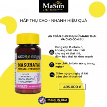 Masonatal Prenatal Formulation - Vitamin Tổng Hợp Cho Phụ Nữ Mang Thai, Cho Con Bú