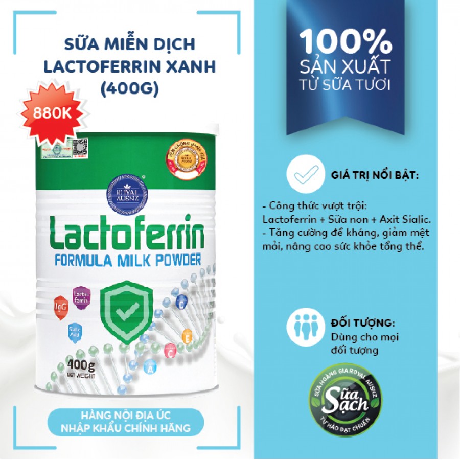 Sữa Hoàng Gia Royal Ausnz Lactoferrin Formula Milk Powder