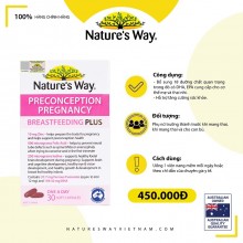 Nature's Way PreConception Pregnancy Breastfeeding Plus - Bổ sung vitamin tổng hợp cho bà bầu