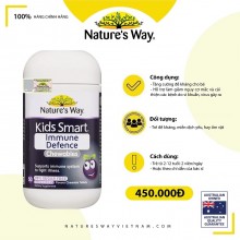 Nature's Way Kids Smart Immune Defence Chewables - Hỗ trợ tăng cường miễn dịch cho bé