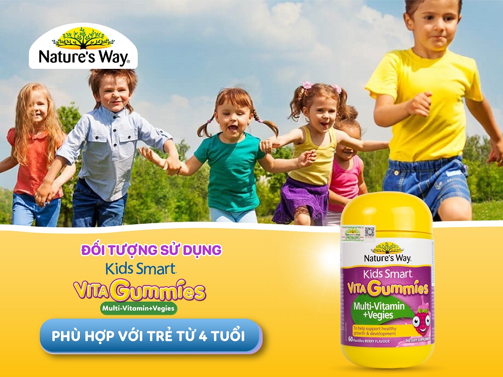 Kids Smart Vita Gummies Multi-vitamin+Vegies