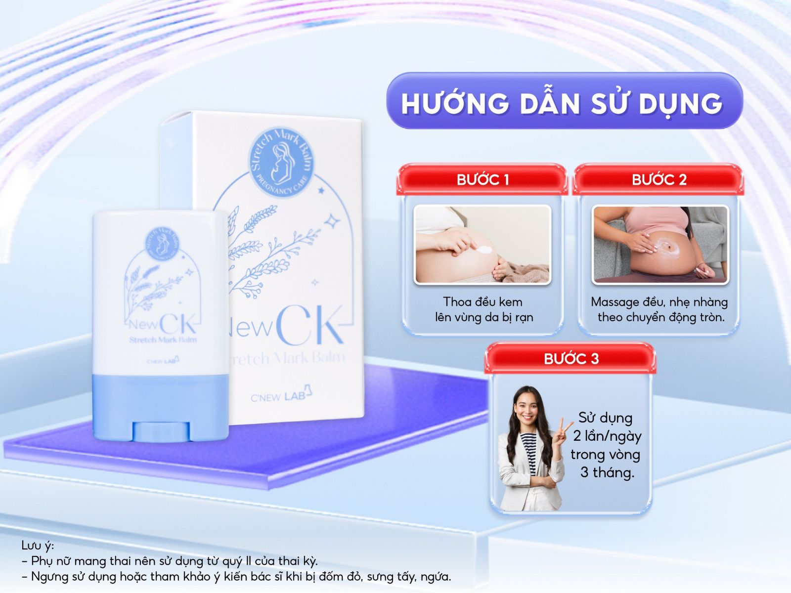 C’New Lab New CK - Sáp rạn da dạng Balm dành cho bà bầu