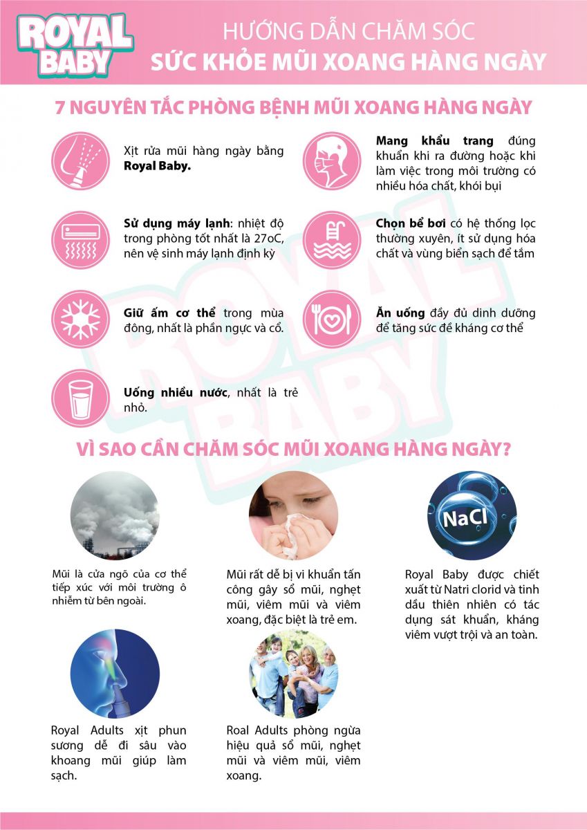 Cách chăm sóc mũi họng cho trẻ em