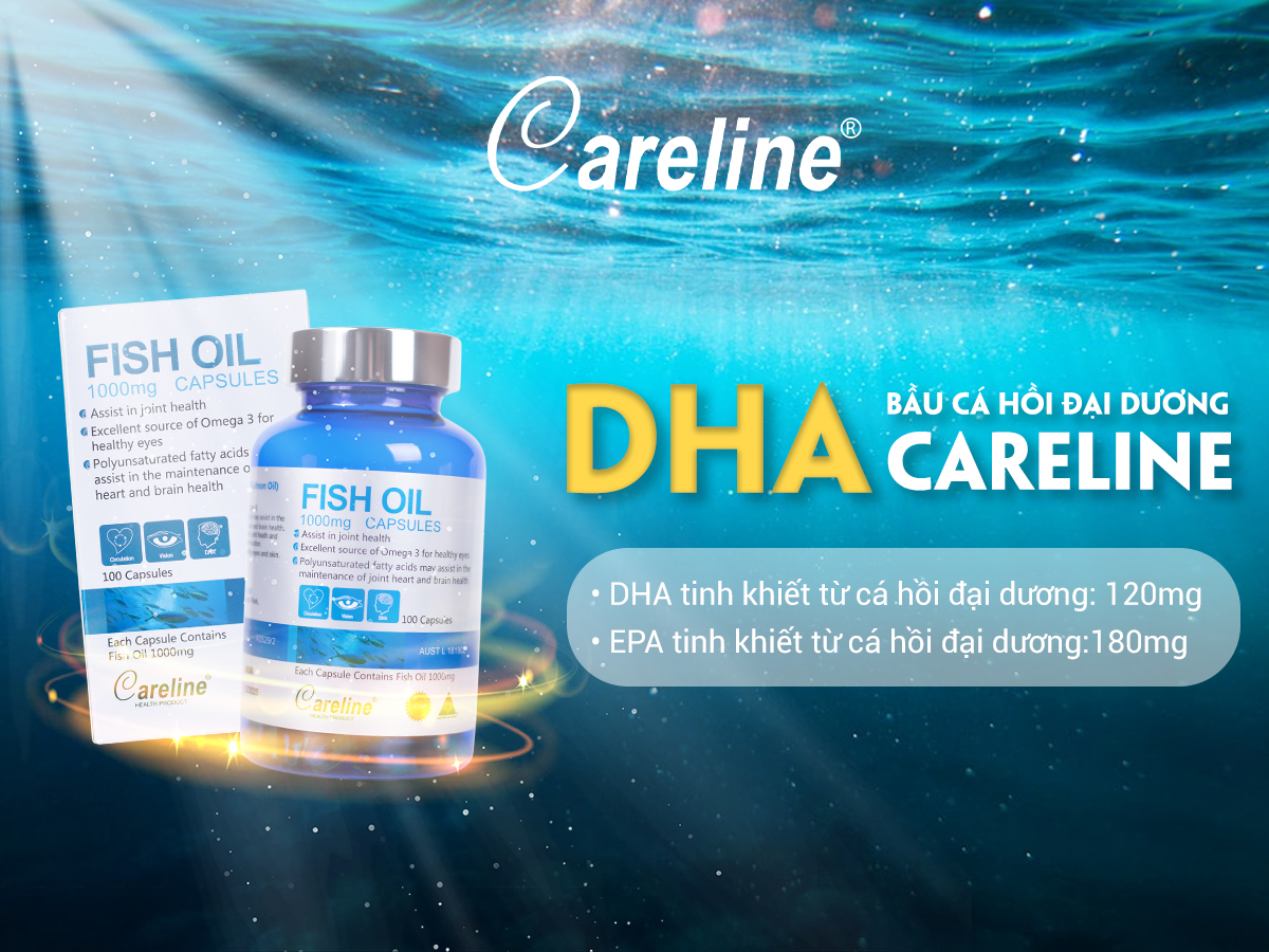 DHA cho bà bầu Fish Oil Careline