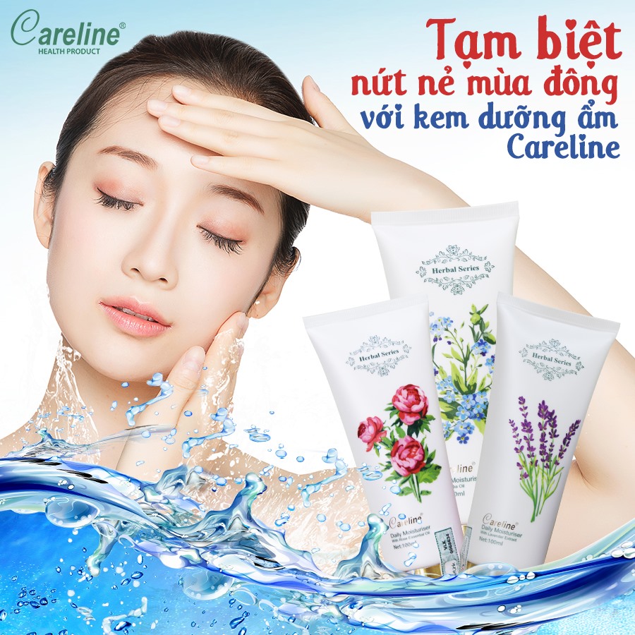 Kem dưỡng ẩm da Careline Daily Moisturiser 100ml