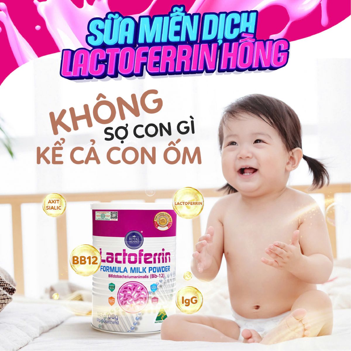 Lactoferrin hồng