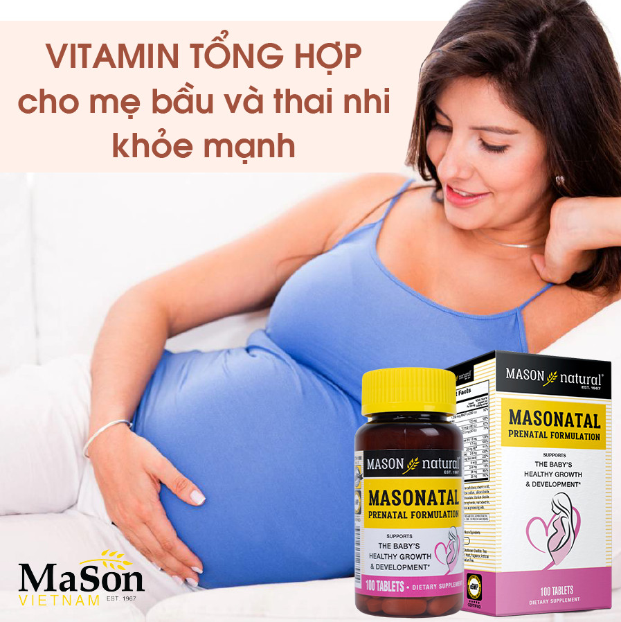 Masonatal Prenatal Formulation - Vitamin tổng hợp cho phụ nữ mang thai, cho con bú