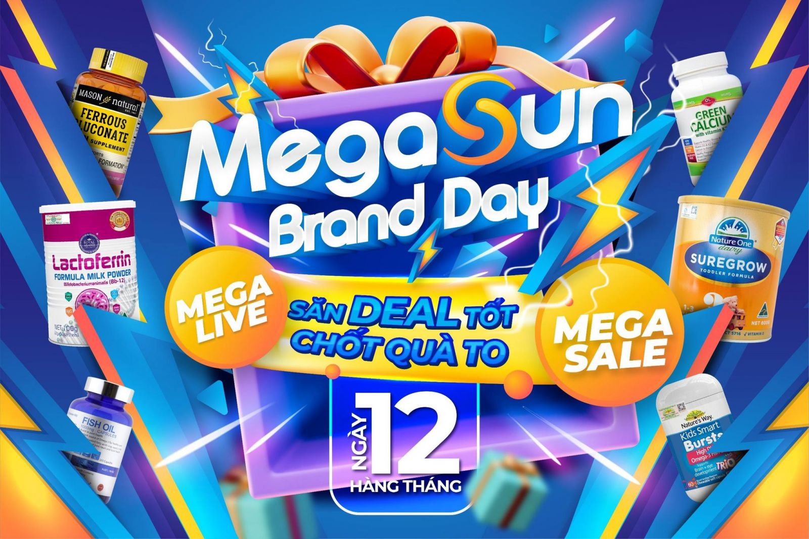 MegaSun Brand Day 12/7: Săn Deal tốt - Chốt quà to!