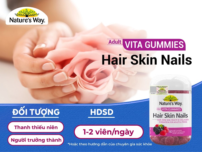 Nature’s Way Adult Vita Gummies Hair Skin Nails