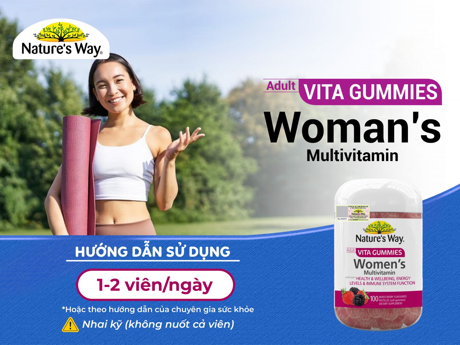 Nature’s Way Adult Vita Gummies Women’s Multivitamin