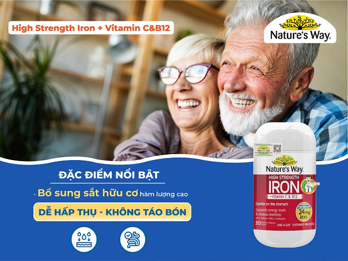 Nature’s Way High Strength Iron + Vitamin C&B12