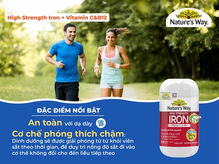 Nature’s Way High Strength Iron + Vitamin C&B12