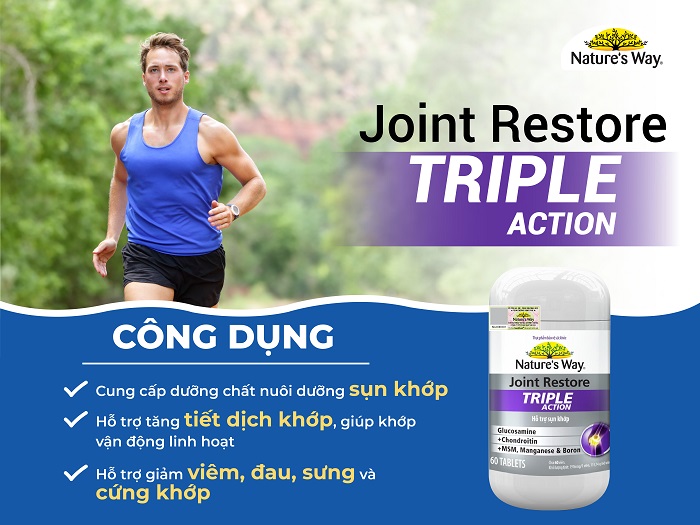 Nature's Way Joint Restore Triple Action - Viên uống hỗ trợ sụn khớp