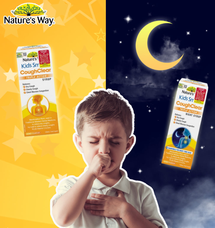 Nature’s Way Kids Smart CoughClear Triple Action Syrup - đặc điểm nổi bật