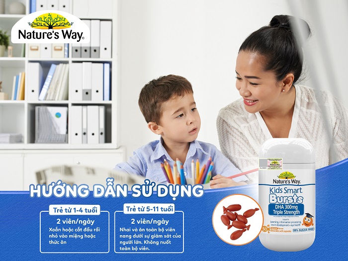 Nature’S Way Kids Smart Dha 300Mg - Bổ Sung Dha Cho Bé Thông Minh