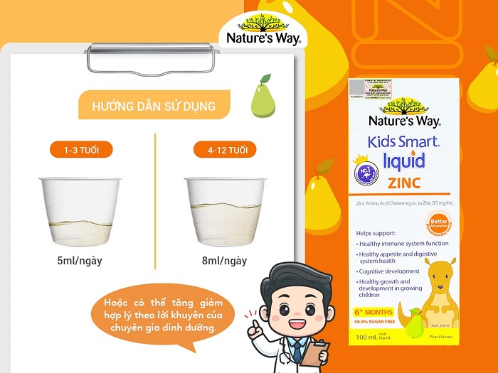 Nature’s Way Kids Smart Liquid ZinC