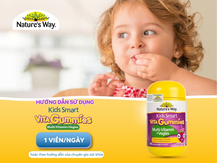 Nature's Way Kids Smart Vita Gummies Multi-vitamin Vegies