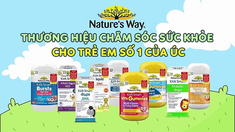 Nature’s Way – Thương hiệu chăm sóc sức khỏe trẻ em số 1 của Australia