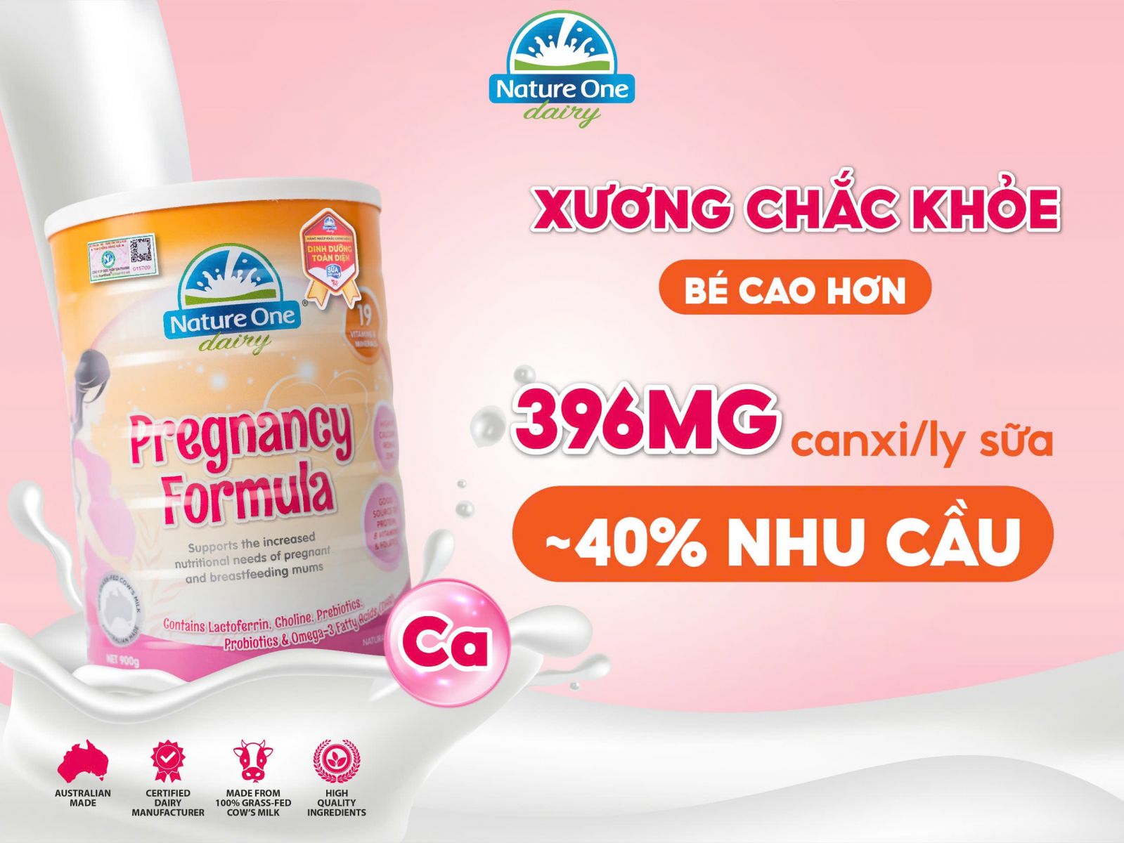 Nature One Dairy Pregnancy Formula 900g