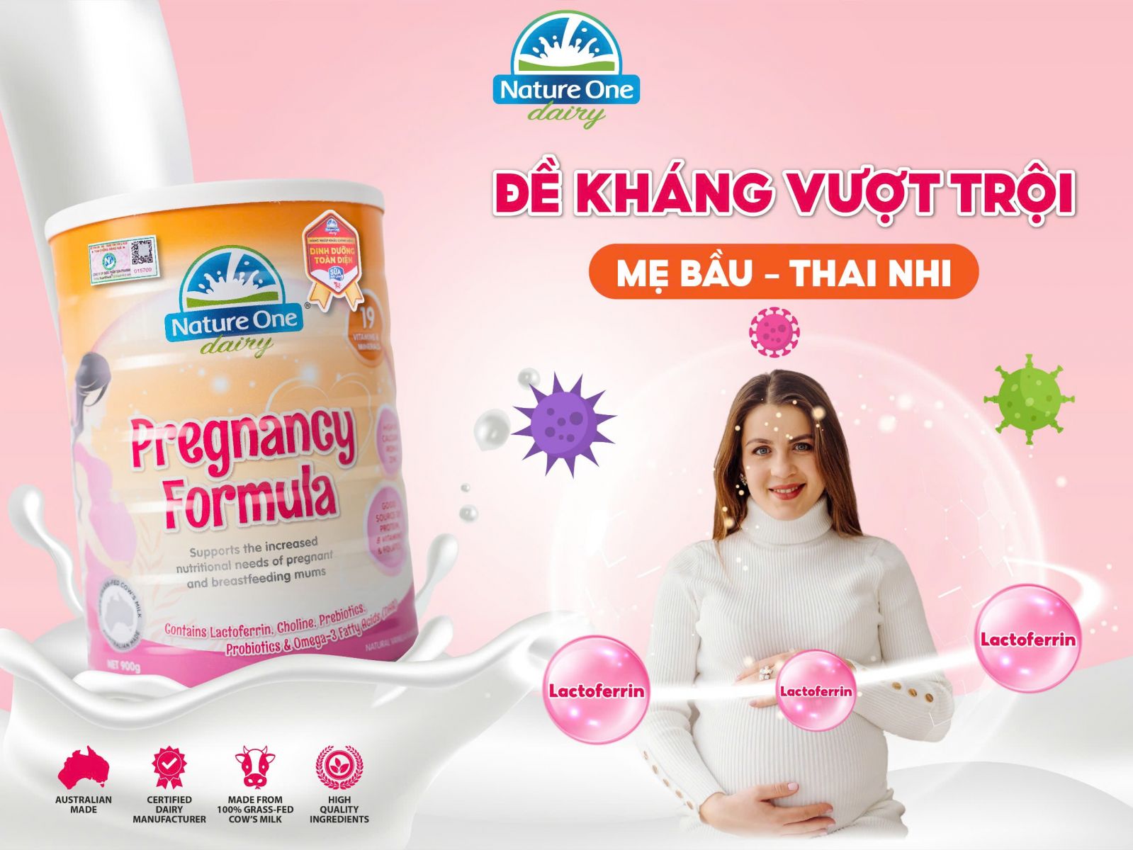 Nature One Dairy Pregnancy Formula 900g