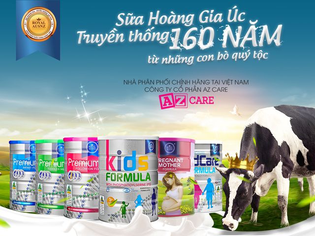 Royal Ausnz – Thương hiệu sữa số 1 tại Úc với hơn 160 năm lịch sử