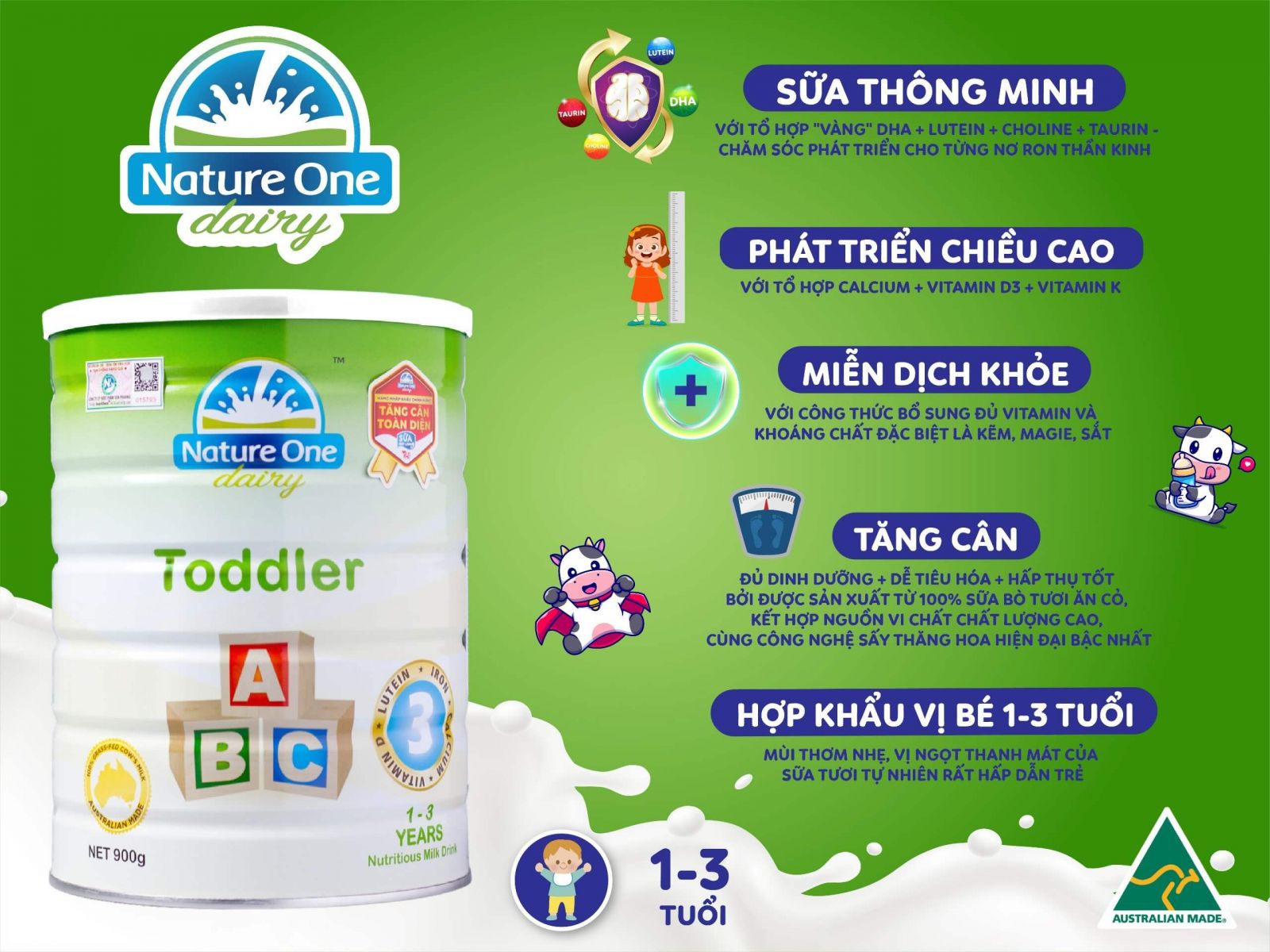 sữa công thức nature one dairy số 3