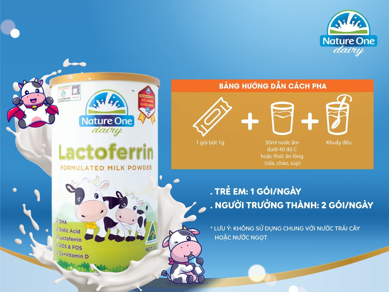 Nature One Dairy Lactoferrin 