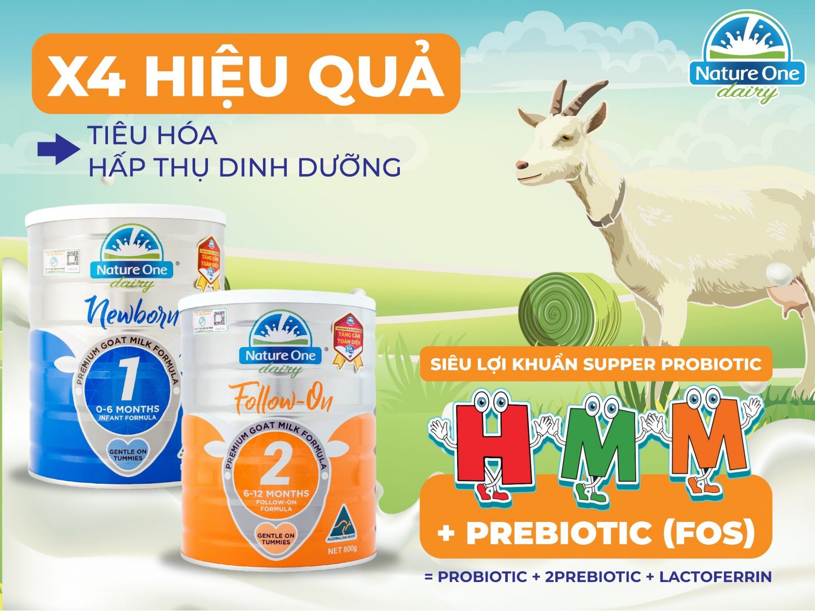 Nature One Dairy Follow-On Premium Goat Milk Formula 1 