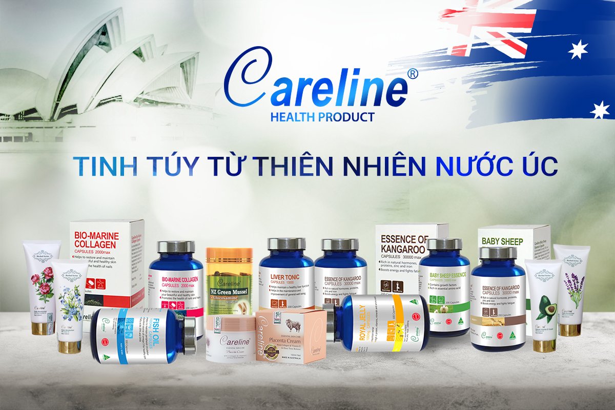 Careline - Thương hiệu chăm sóc sức khỏe và sức đẹp cao cấp tại Úc