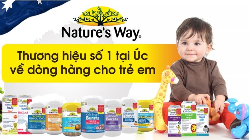 Nature’s Way – Thương hiệu số 1 về dòng sản phẩm cho trẻ em tại Úc