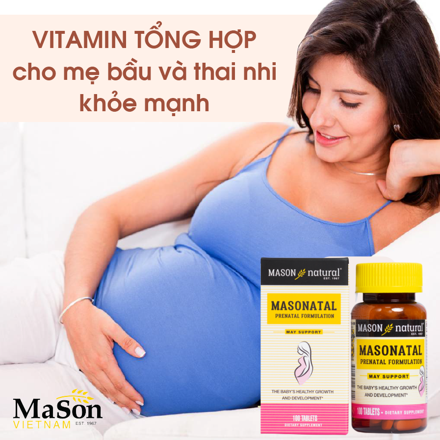Masonatal Prenatal Formulation - Vitamin tổng hợp cho phụ nữ mang thai, cho con bú